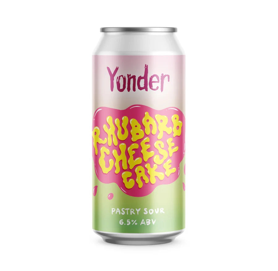 Rhubarb Cheesecake Pastry Sour 6.5%  Yonder, Somerset Craft Beer