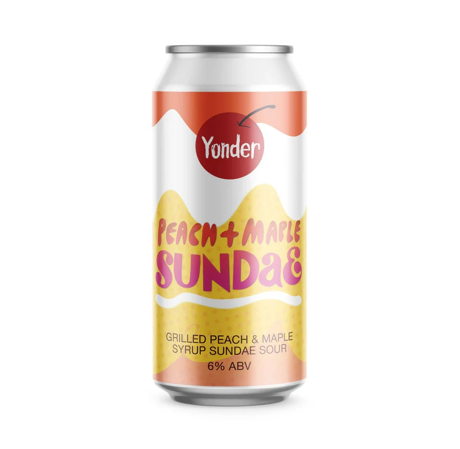 Peach and Maple Sundae Sour 6%  Yonder, Somerset Craft Beer