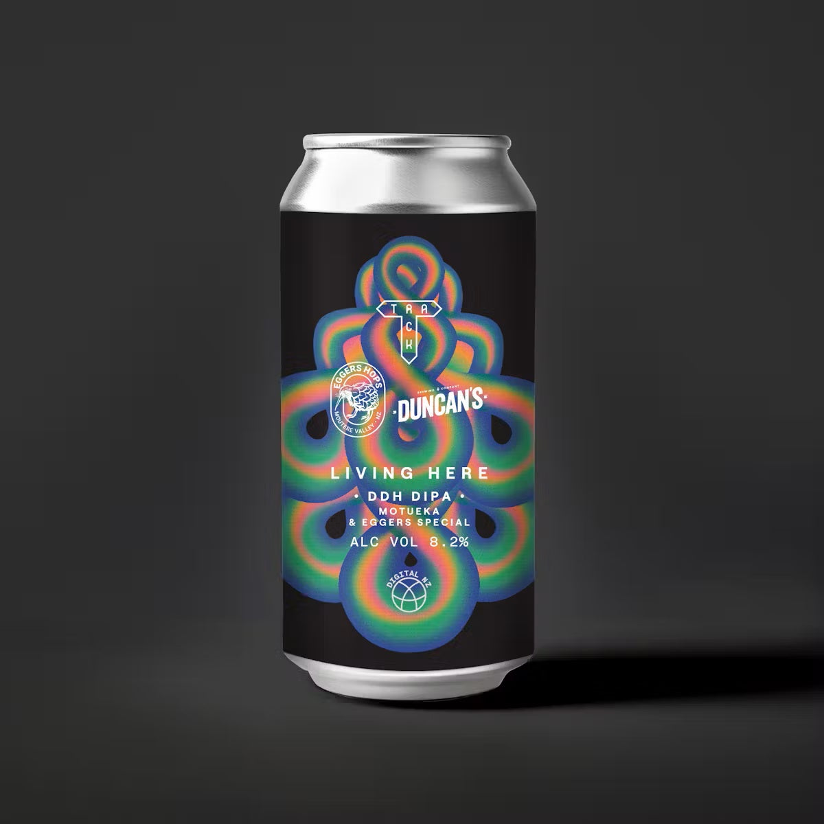 Living Here DDH DIPA 8.2%

Track, Manchester

(Digital NZ - Eggers x Duncans Collab)