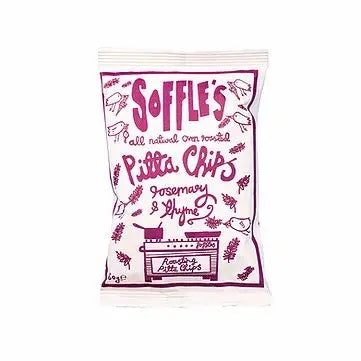 Pitta Chips | Rosemary & Thyme 60g  Soffle's