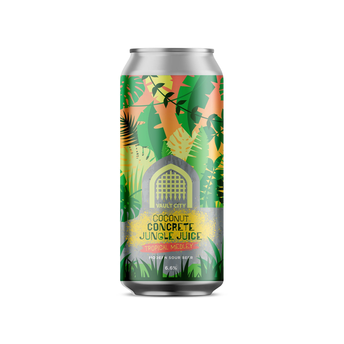 Coconut Concrete Jungle Juice Tropical Medley Sour 6.6%  Vault City, Scotland Craft Beer