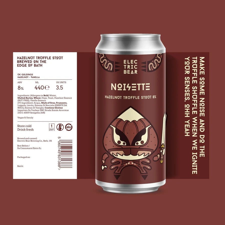 Noisette Hazelnut Truffle Stout 8%

Electric Bear, Bath