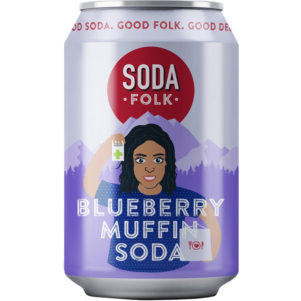 Soda Folk Blueberry Muffin